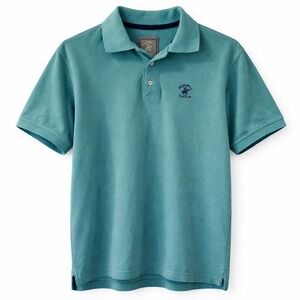 Beverly Hills Polo Club Men's M Green / Turquoise Polo Shirt Golf Top